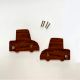 Handcrafted Acacia Wood Car Cupboard Handles Set